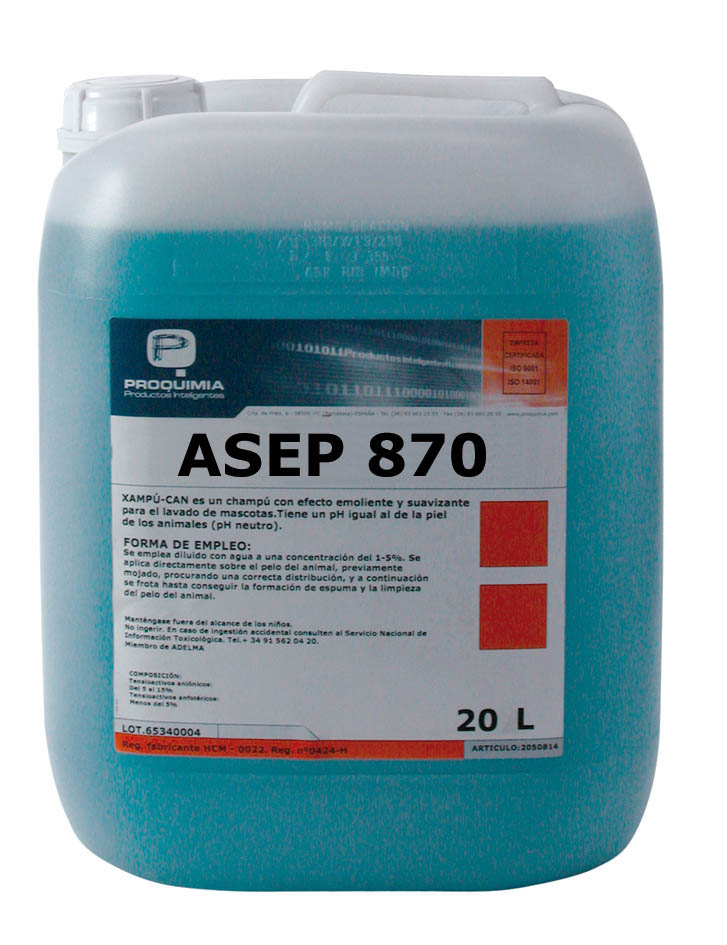 ASEP 870 GARRAFA 20L.