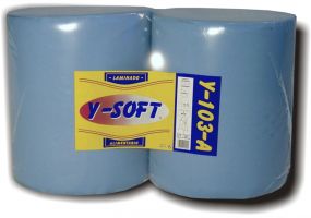 BOBINA CELULOSA AZUL 3 CAPAS LAMINADA