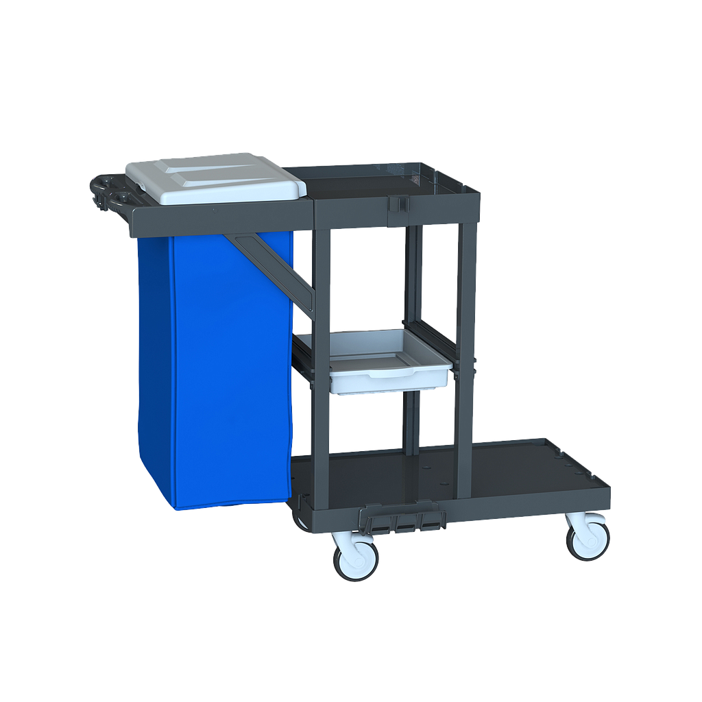 CARRO MULTIFUNCION 3 BANDEJAS GRIS STAFF LYTEC