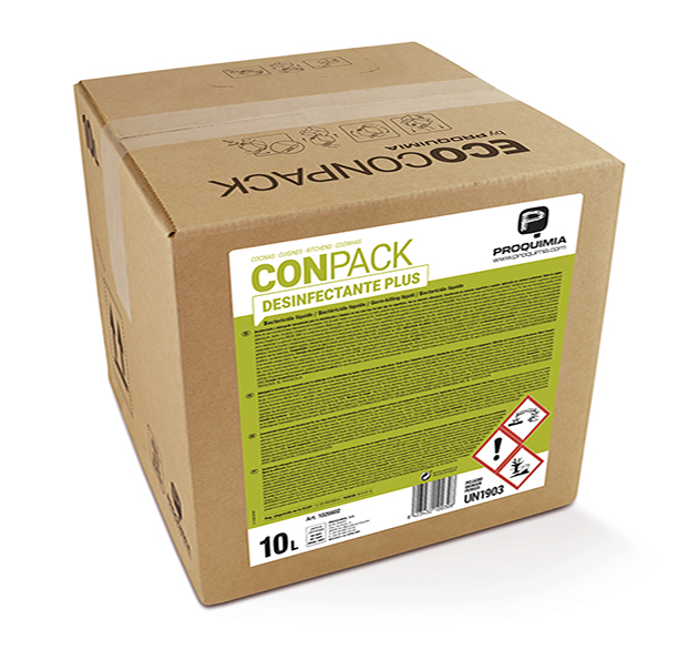 CONPACK DESINFECTANTE PLUS CAJA 10 L.