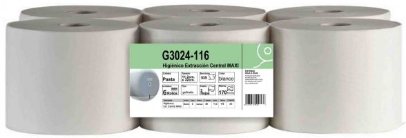 HIGIENICO EXTRACCIÓN CENTRAL EVADISPENSER