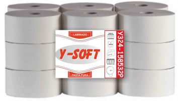 HIGIENICO INDUSTRIAL 2 CPS 100% PASTA Y324-158532P. FARDO 18 UNI