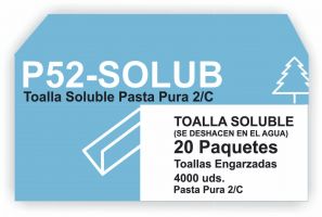 TOALLA ENGARZADA 2/C 20 G CAJA20x200 UNID SOLUBLE