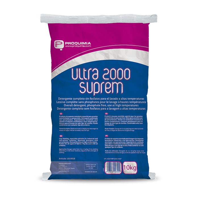 ULTRA 2000 SUPREM JABON ROPA 10KG.