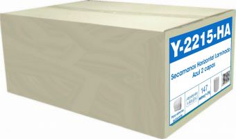 PAPEL SECAMANOS HORIZONTAL AZUL