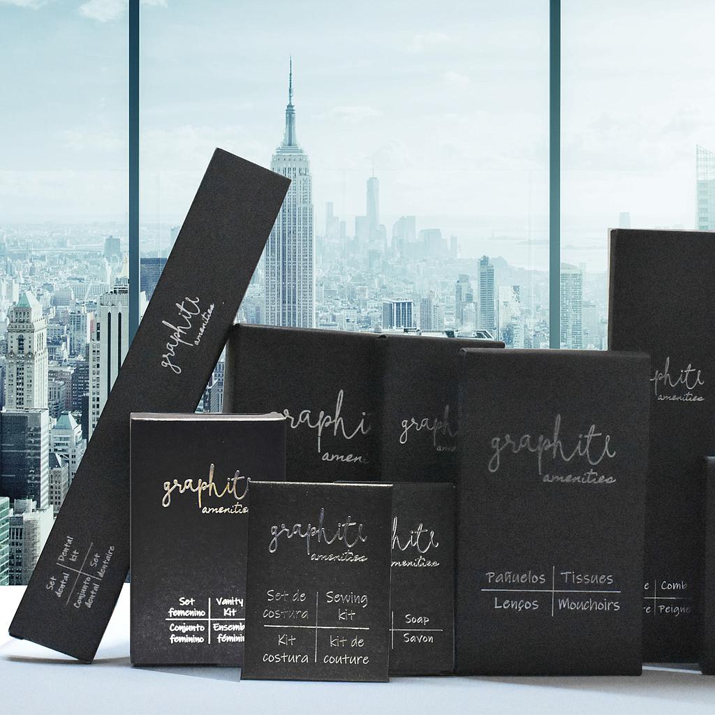 SET DENTAL+PASTA DENTAL 3 GRS GRAFITO. CAJA 500 UNID