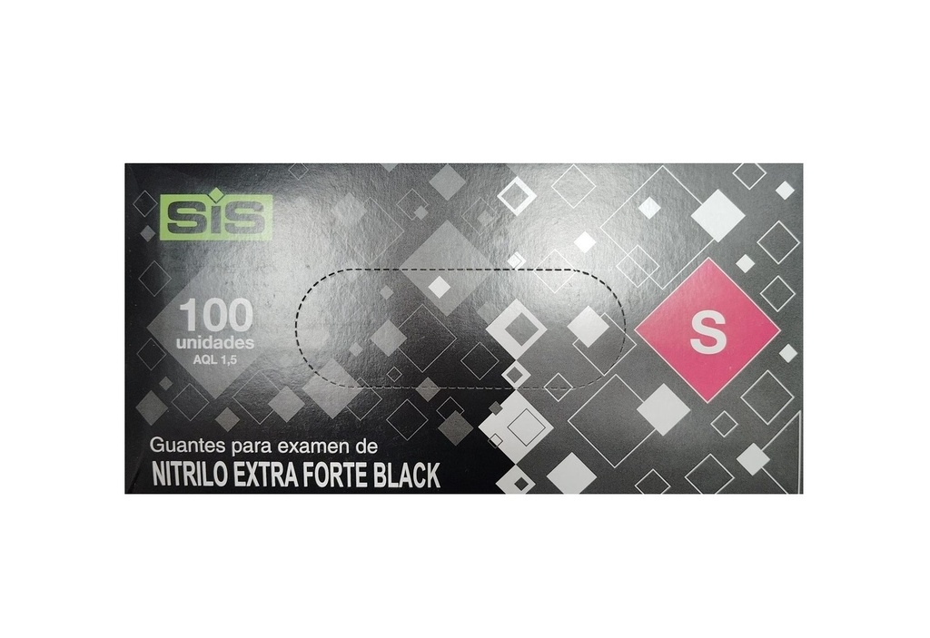 GUANTE NITRILO SP EXTREME NEGRO T/P SIS