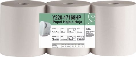 PAPEL SECAMANOS AUTOCORTE BLANCO