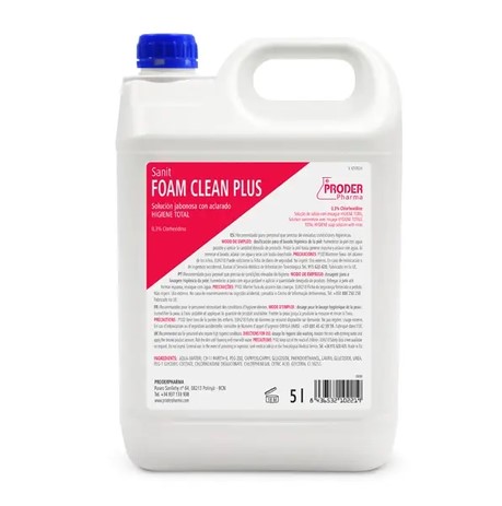 SANIT FOAM CLEAN PLUS GARRAFA 5L