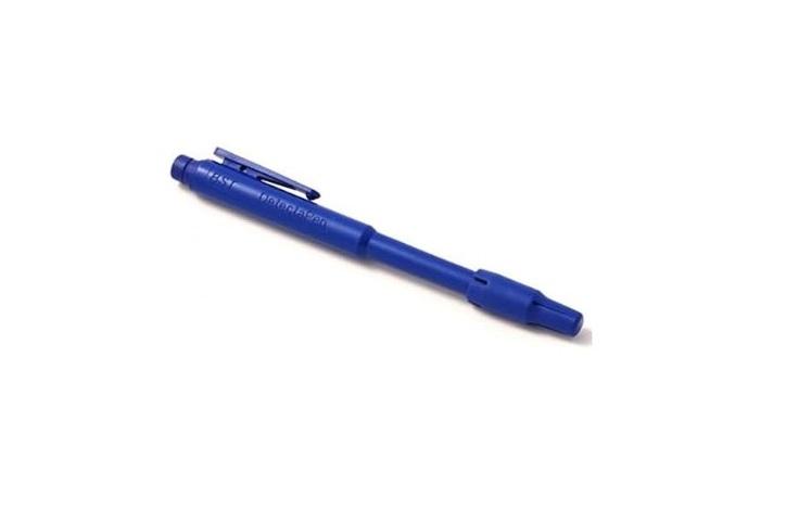 ROTULADOR PUNTA EXTRA FINA CON CLIP DETECTABLE METALES Y RAYOS X CUERPO AZUL + TINTA NEGRO