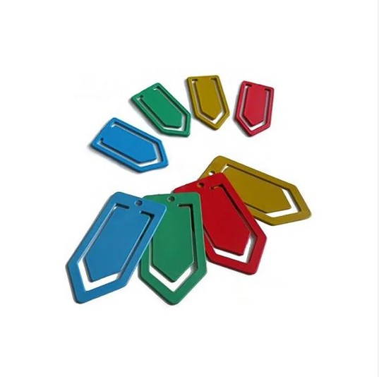 CLIP GRANDE DETECTABLE METALES 5 X 12 CM ROJO