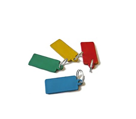 IDENTIFICADOR PEQUEÑO ANILLA DETECTABLE METALES 2,5 X 6 CM VERDE