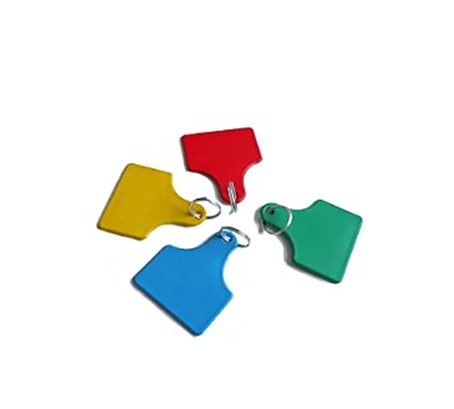 IDENTIFICADOR GRANDE ANILLA DETECTABLE METALES 5,5 X 6,5 CM ROJO