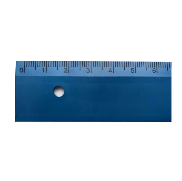 REGLA DE PLASTICO 30 CM DETECTABLE