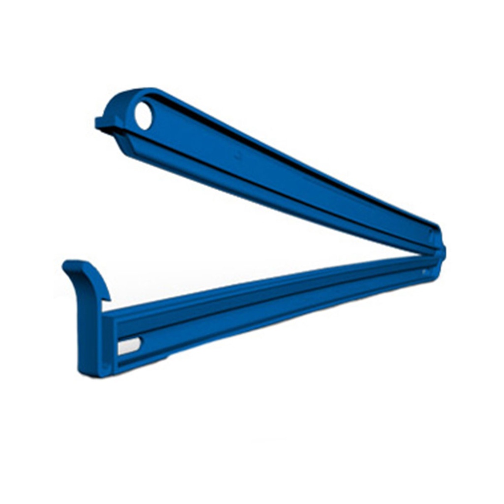 PINZA CIERRASACO DETECTABLE METALES Y RAYOS X AZUL