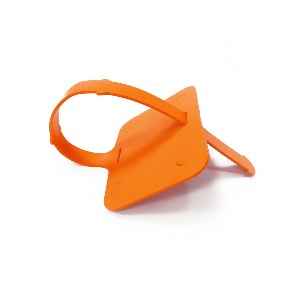 ETIQUETA PLASTICA IDENTIFICATIVA DETECTABLE METALES Y RAYOS X 8,5 X 2,6 CM NARANJA