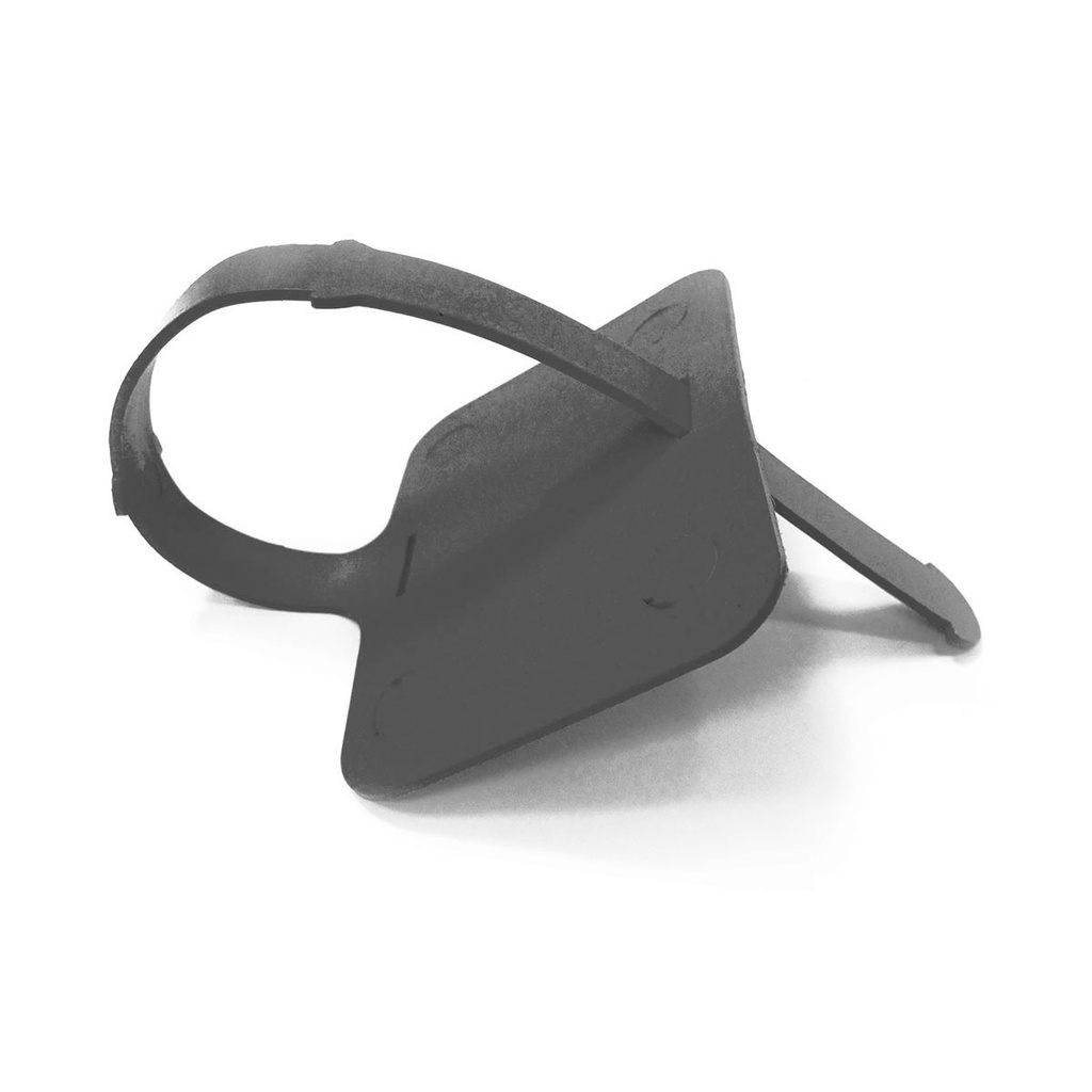 ETIQUETA PLASTICA IDENTIFICATIVA DETECTABLE METALES Y RAYOS X 8,5 X 2,6 CM NEGRO