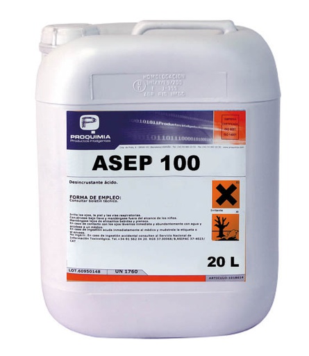 [4011014] ASEP 100 GARRAFA 20L.