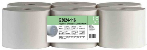 [629629] HIGIENICO EXTRACCIÓN CENTRAL EVADISPENSER