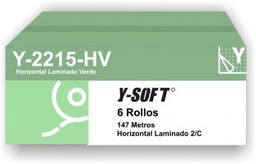 [5094] PAPEL SECAMANOS HORIZONTAL VERDE (PAQUETE 6 ROLLOS)