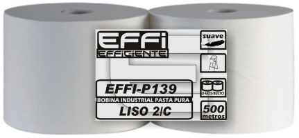 [2292] BOBINA CELULOSA IND.2 CP. 500 MTS PASTA 100%. 17 GR/M2 (UNIDAD)