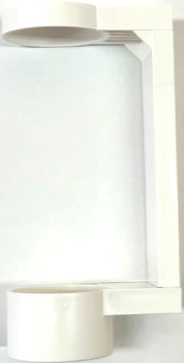 [553080] DOSIFICADOR DE PARED DUCHA BLANCO HT-600