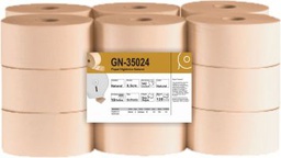 [5535] HIGIENICO NATURAL GOFRADO. FARDO 18 UNIDADES.