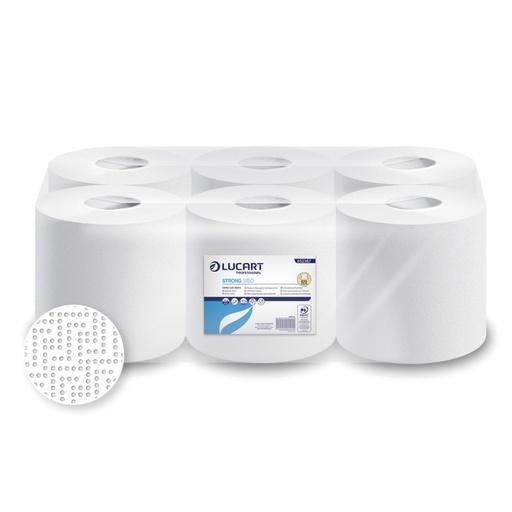 [852367] PAPEL SECAMANOS 150 METROS PASTA PURA 2C STRONG S150.FARDO 6 UNID.