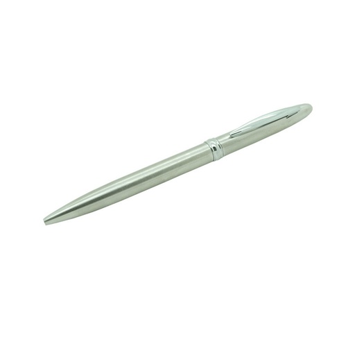 [P810] BOLIGRAFO METALICO MECANISMO GIRATORIO DETECTABLE METALES TINTA NEGRO CAJA 200 UNIDADES