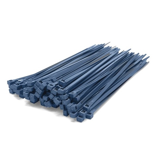 [MXT370L] BRIDA DETECTABLE METALES 7,6 X 370 MM AZUL