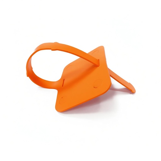 [IDTAG-NARANJA] ETIQUETA PLASTICA IDENTIFICATIVA DETECTABLE METALES Y RAYOS X 8,5 X 2,6 CM NARANJA